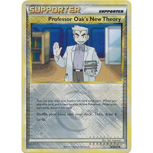 Professor Oak's New Theory (101/123) (League Promo) [HeartGold & SoulSilver: Base Set]