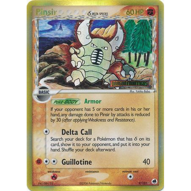 Pinsir (9/101) (Delta Species) (Stamped) [EX: Dragon Frontiers]