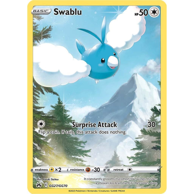 Swablu (GG27/GG70) [Sword & Shield: Crown Zenith]