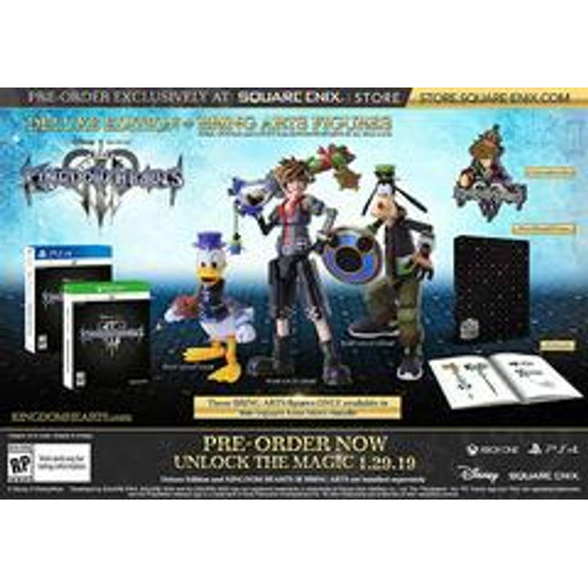 Kingdom Hearts III [Deluxe Edition + Bring Arts Figures] - Playstation 4