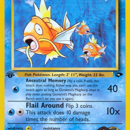 Giovanni's Magikarp (73/132) [Gym Challenge 1st Edition]