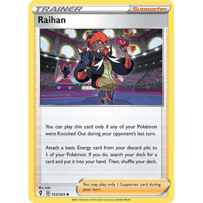 Raihan (152/203) [Sword & Shield: Evolving Skies]