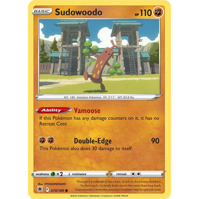 Sudowoodo (074/189) [Sword & Shield: Astral Radiance]