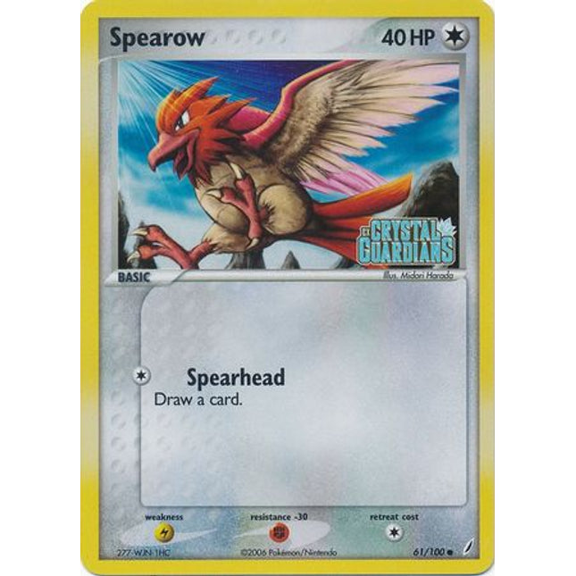 Spearow (61/100) (Stamped) [EX: Crystal Guardians]