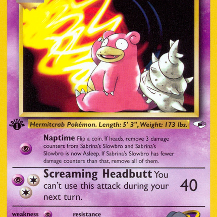 Sabrina's Slowbro (60/132) [Gym Heroes 1st Edition]