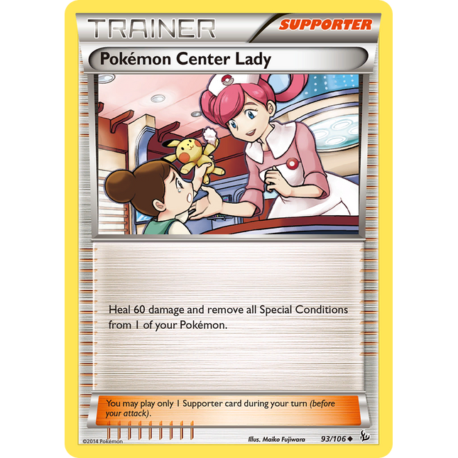 Pokemon Center Lady (93/106) [XY: Flashfire]