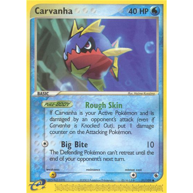 Carvanha (51/109) [EX: Ruby & Sapphire]