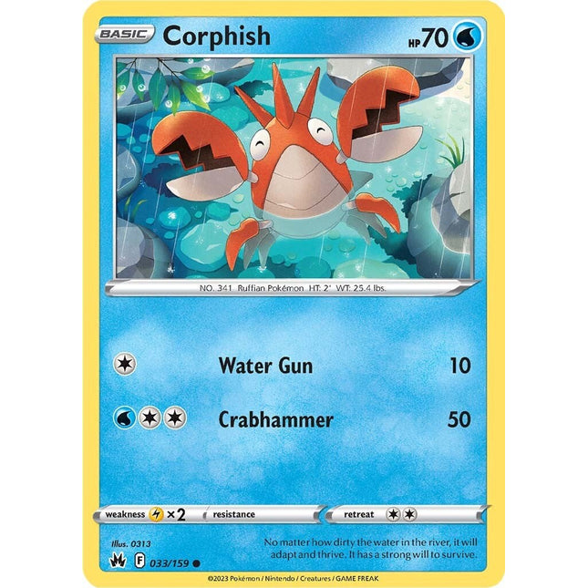 Corphish (033/159) [Sword & Shield: Crown Zenith]