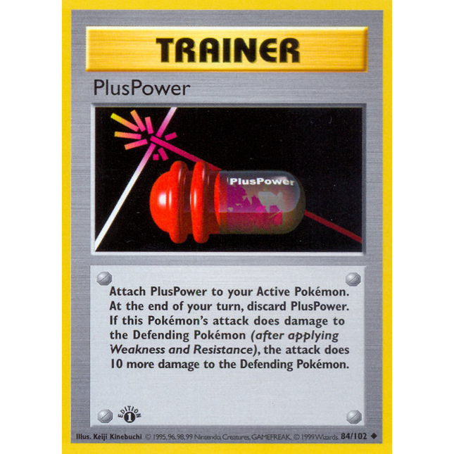 PlusPower (84/102) (Shadowless) [Base Set 1st Edition]
