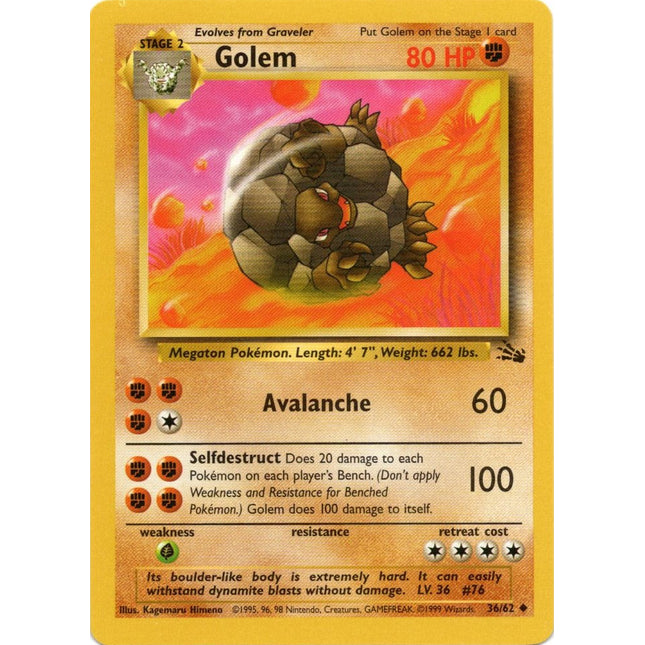 Golem (36/62) [Fossil Unlimited]