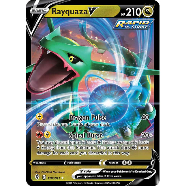 Rayquaza V (110/203) [Sword & Shield: Evolving Skies]