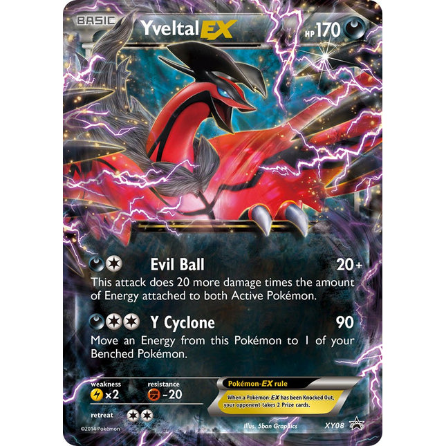 Yveltal EX (XY08) [XY: Black Star Promos]