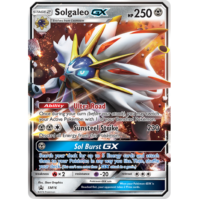 Solgaleo GX (SM16) [Sun & Moon: Black Star Promos]