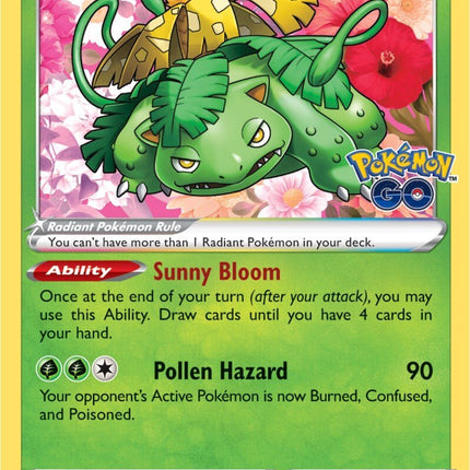 Radiant Venusaur (004/078) [Pokémon GO]