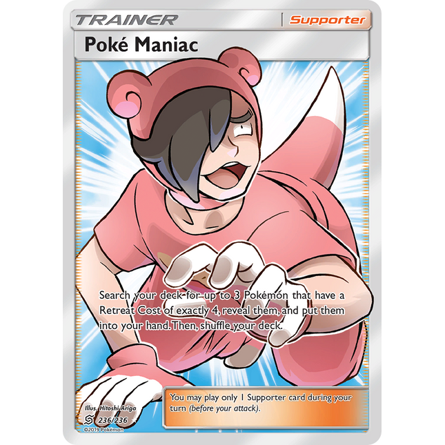 Poke Maniac (236/236) [Sun & Moon: Unified Minds]
