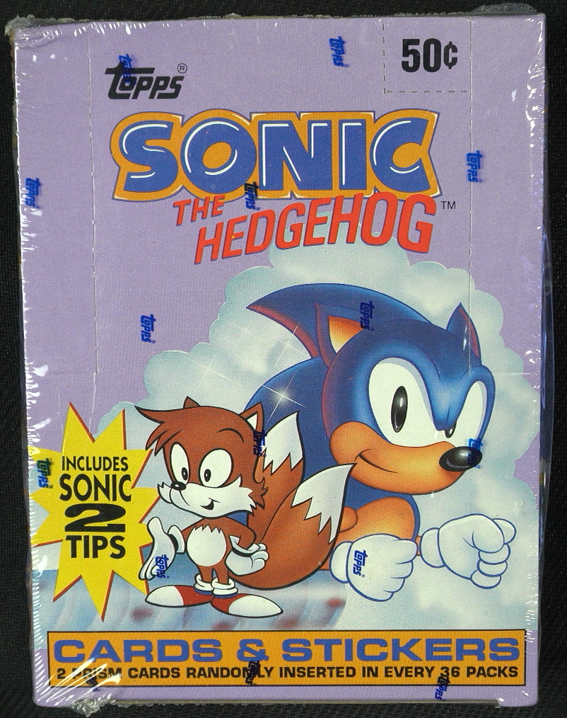 Sonic the Hedgehog - Cards & Stickers Booster Box - Topps - Sealed - E ...