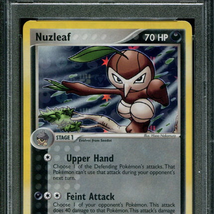 Nuzleaf - 45/101 - PSA 9 - Reverse Holo - Hidden Legends - Pokemon - 80830