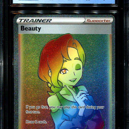 Beauty - 194/185 - CGC 7.5 - Hyper Rare - Vivid Voltage - Pokemon - 28286