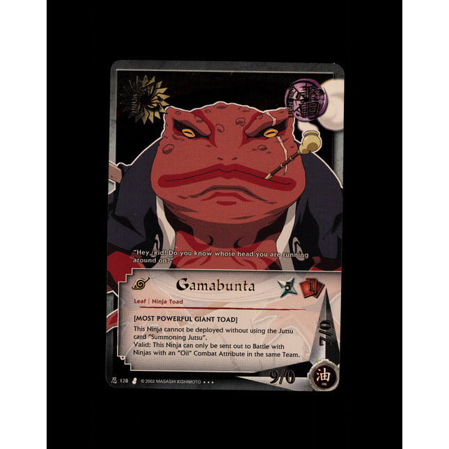Gamabunta - 128 - NM - Unlimited - Foil - Naruto CCG - E1-108