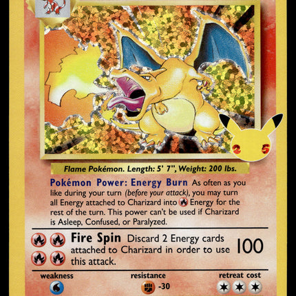 Charizard - 4/102 - NM - Holo - Celebrations - Pokemon - A6-52
