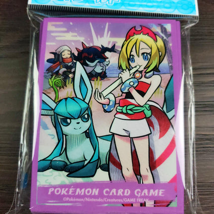 Irida & Glaceon - Set of 64 Sleeves - Japanese - Pokemon Center