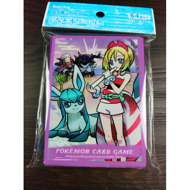 Irida & Glaceon - Set of 64 Sleeves - Japanese - Pokemon Center
