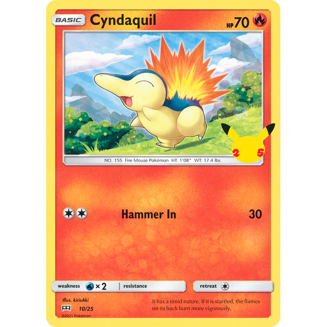 Cyndaquil (10/25) [McDonald's 25th Anniversary]