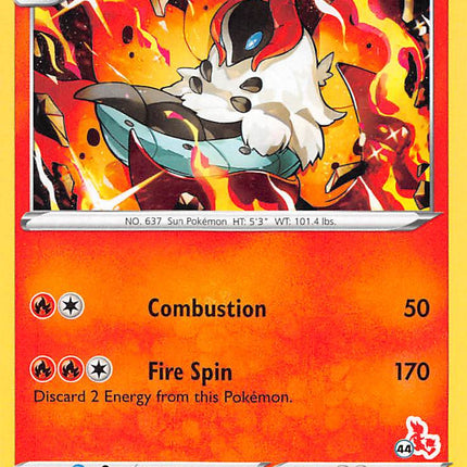 Volcarona (24/198) (Cinderace Stamp #44) [Battle Academy 2022]