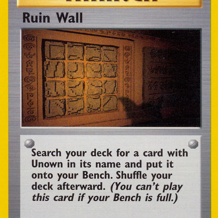 Ruin Wall (74/75) [Neo Discovery 1st Edition]