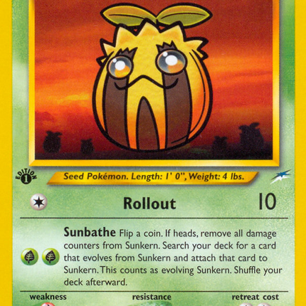 Sunkern (83/105) [Neo Destiny 1st Edition]