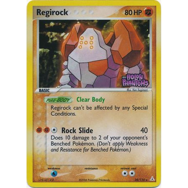 Regirock (28/110) (Stamped) [EX: Holon Phantoms]