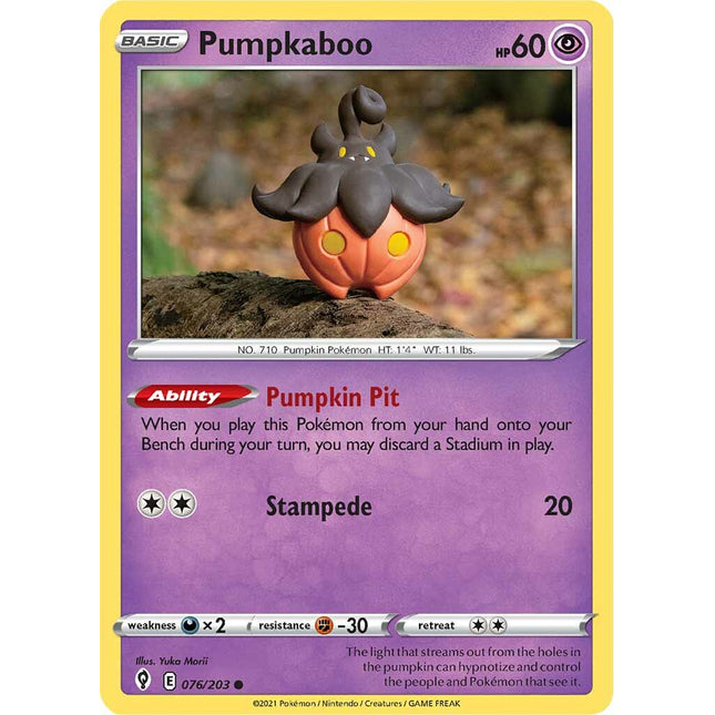 Pumpkaboo (076/203) [Sword & Shield: Evolving Skies]