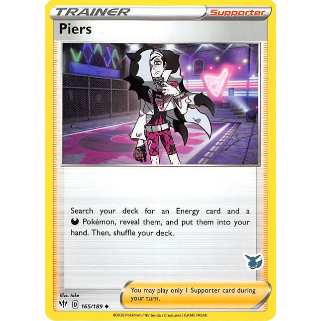 Piers (165/189) (Eevee Deck) [Battle Academy 2022]