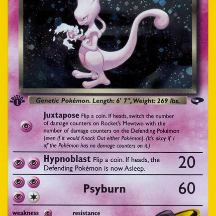 Rocket's Mewtwo (14/132) [Gym Challenge 1st Edition]