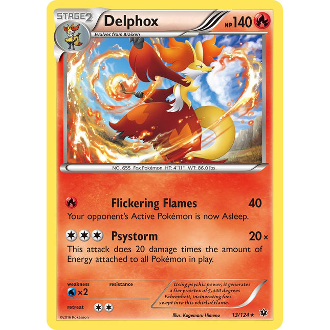Delphox (13/124) (Theme Deck Exclusive) [XY: Fates Collide]