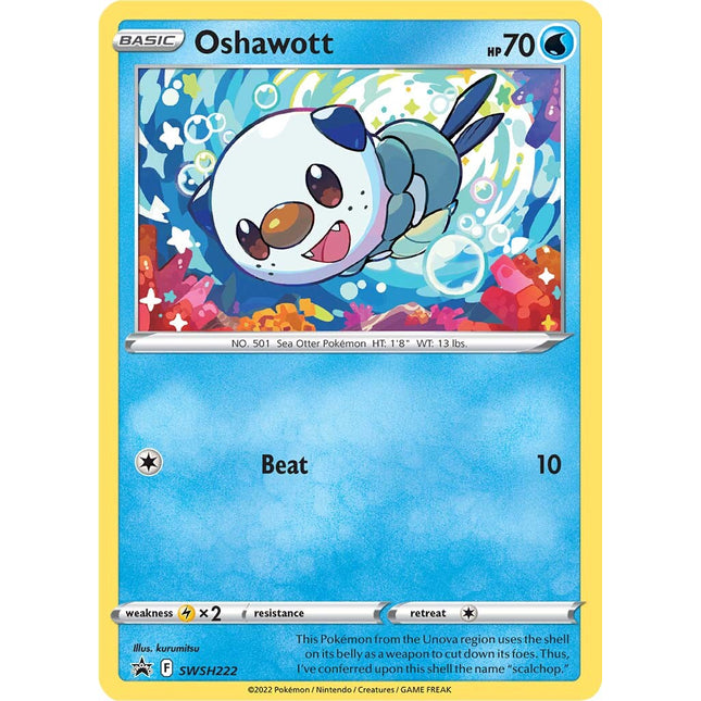 Oshawott (SWSH222) [Sword & Shield: Black Star Promos]