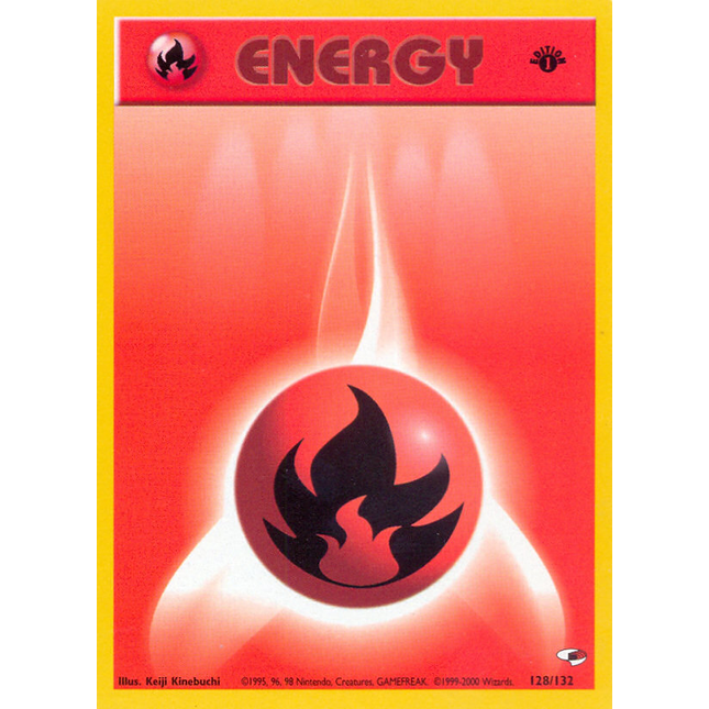 Fire Energy (128/132) [Gym Heroes 1st Edition]