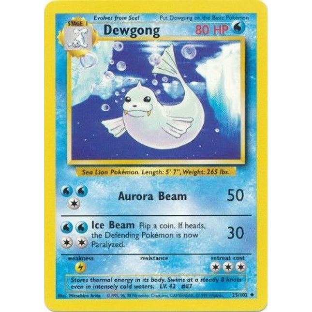 Dewgong (25/102) [Base Set]