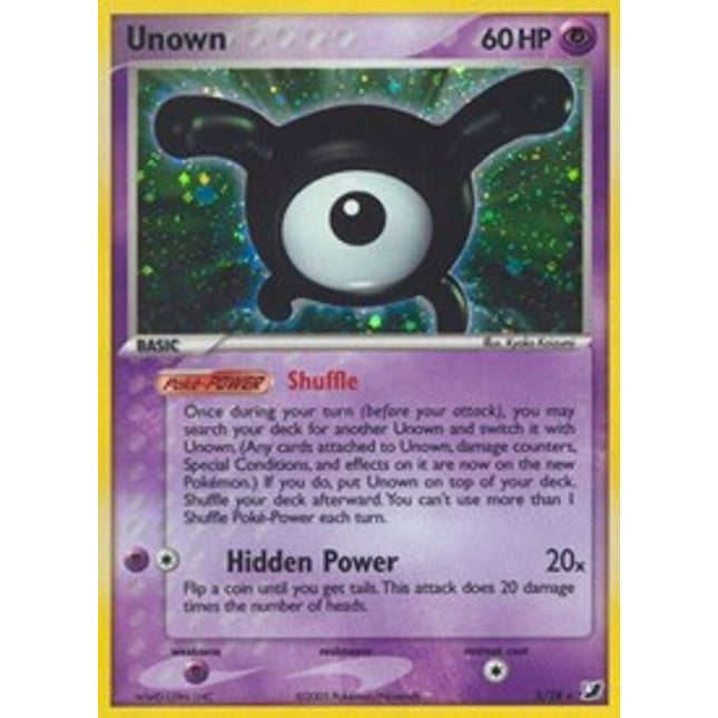 Unown (X) (X/28) [EX: Unseen Forces]