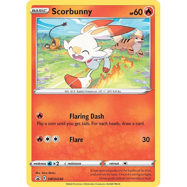 Scorbunny (SWSH244) [Sword & Shield: Black Star Promos]