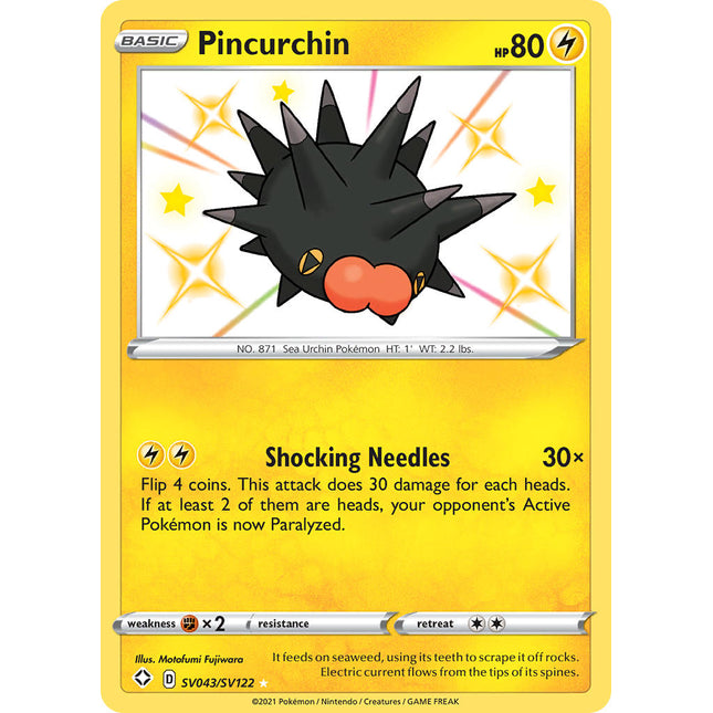 Pincurchin (SV043/SV122) [Sword & Shield: Shining Fates]
