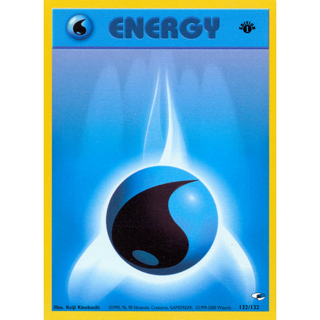 Water Energy (132/132) [Gym Heroes 1st Edition]