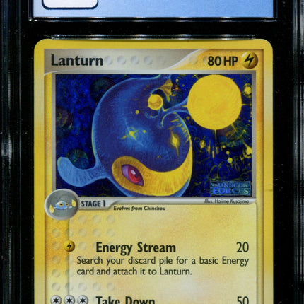 Lanturn - 40/115 - CGC 8 - Reverse Holo - Ex Unseen Forces - Pokemon -  15220