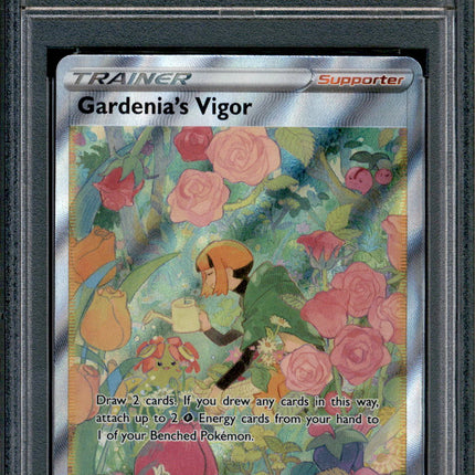 Gardenia's Vigor - GG61/GG70 - PSA 10 - Full Art - Crown Zenith - Pokemon - 68873