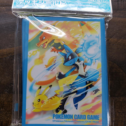 Lucario & Charizard & Pikachu - Set of 64 Sleeves - Japanese - Pokemon Center