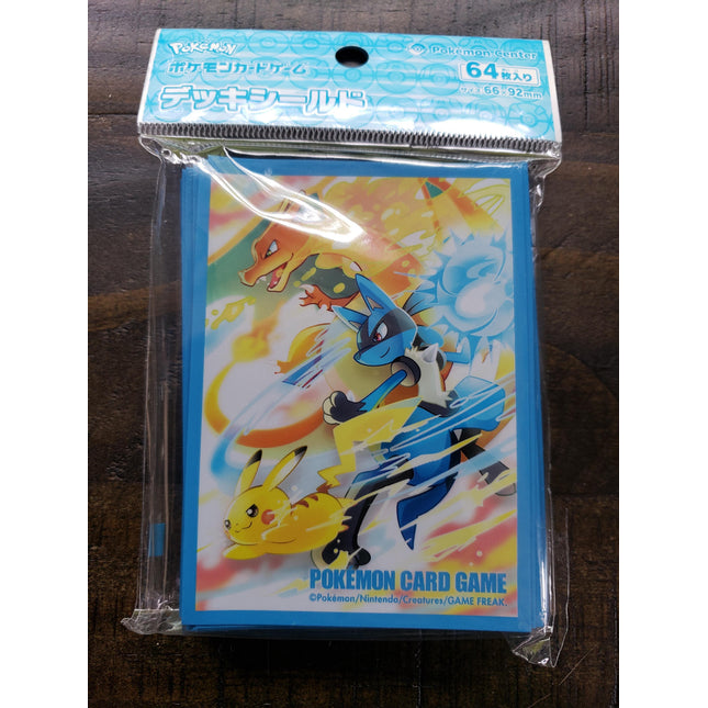 Lucario & Charizard & Pikachu - Set of 64 Sleeves - Japanese - Pokemon Center