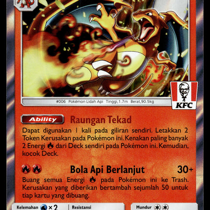 Charizard - 181/SM-P - PSA NM - Indonesian - KFC - Promo - Pokemon - A1-40