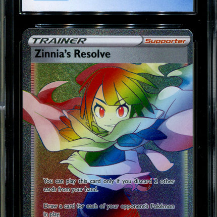 Zinnia's Resolve - 225/203 - CGC 9 - Evolving Skies - Hyper Rare - Pokemon - 91381