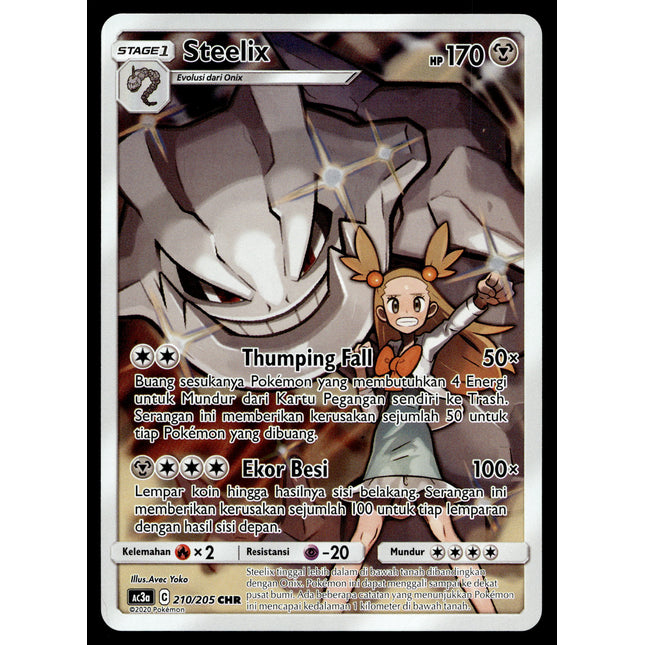 Steelix - 210/205 - NM - Indonesian CHR - Tag Team Collection - Pokemon - B1-32
