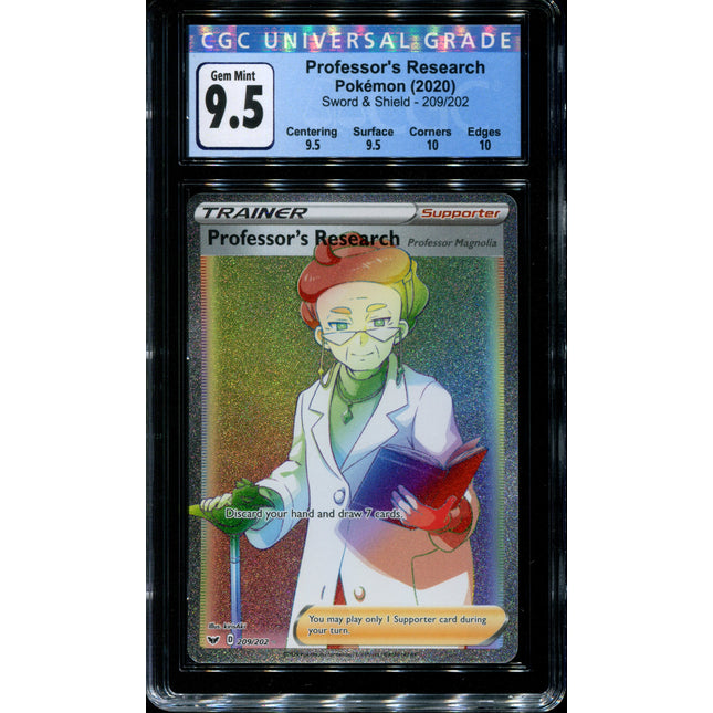 Professor's Research - 209/202 - CGC 9.5 Gem Mint - Sword & Shield - 02319
